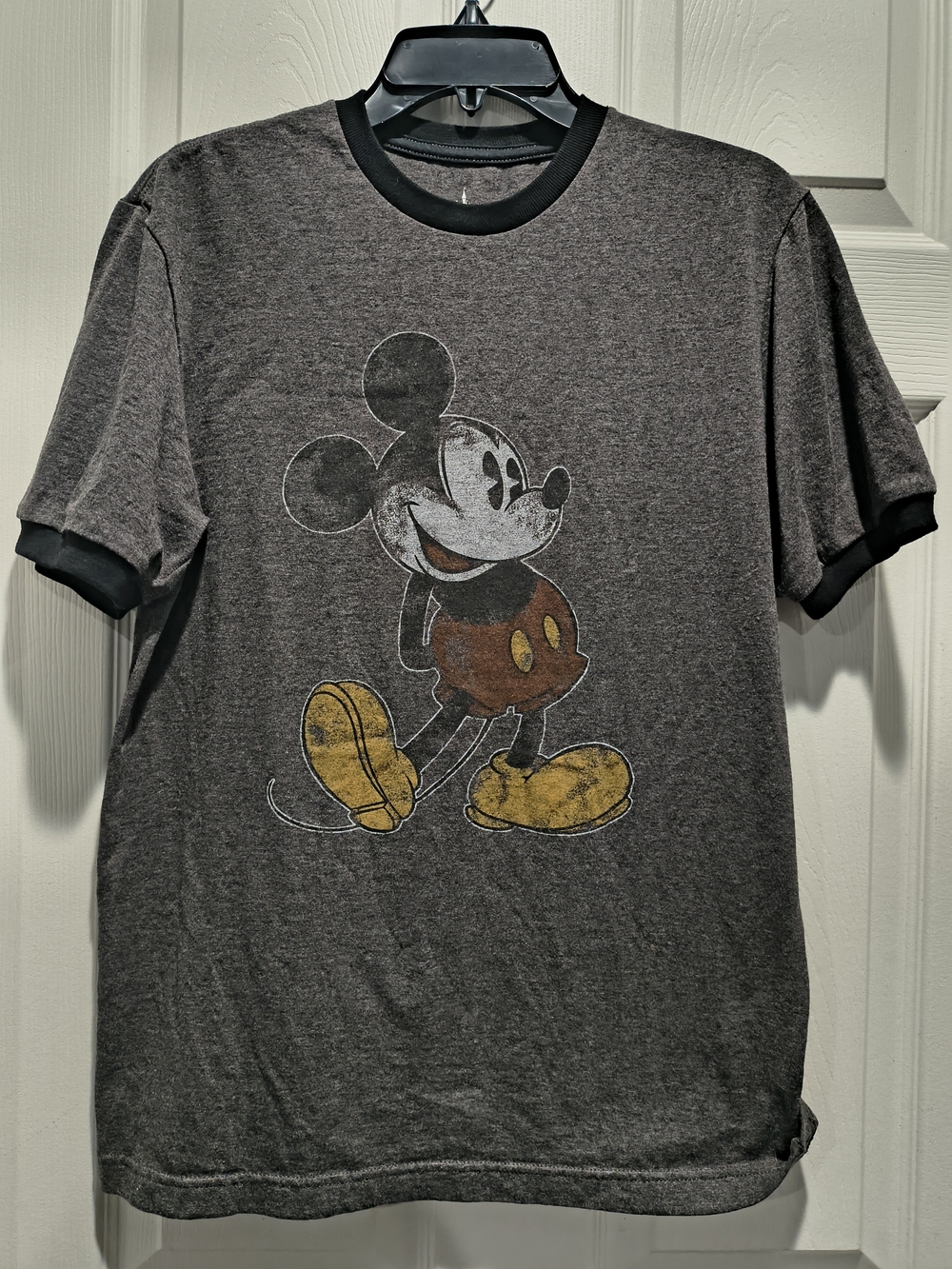 Disney Mickey Mouse Short Sleeve Tee - Charcoal, Black, Yellow, Brown
